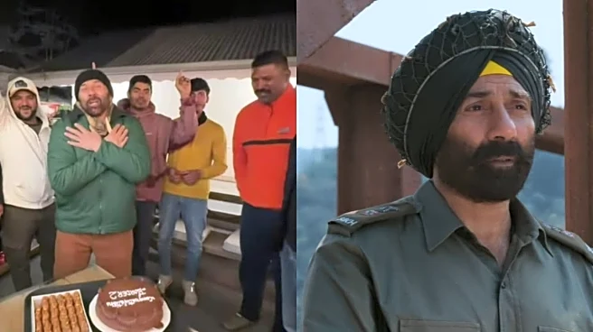 Sunny Deol Sings 'Happy Border To Me', Celebrates Success Of Film With His Team