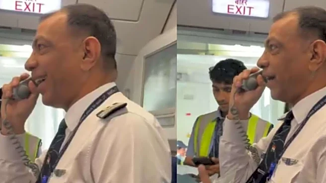 ‘The Admiral Is My Father’: IndiGo Captain Welcomes Ex–Navy Chief Onboard, Adds ‘Ghar Ka Chicken Sandwich’ Reference