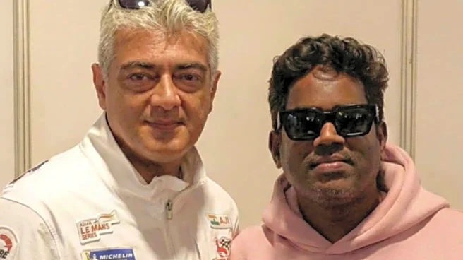 Yuvan Shankar Raja Meets Ajith Kumar At Dubai Autodrome, Video Goes Viral