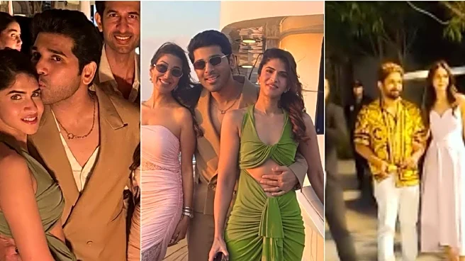 Allu Sirish-Nayanika's Pre-Wedding Celebrations Begin In Dubai; Allu Arjun, Sneha Reddy, Sophie Choudry Attend