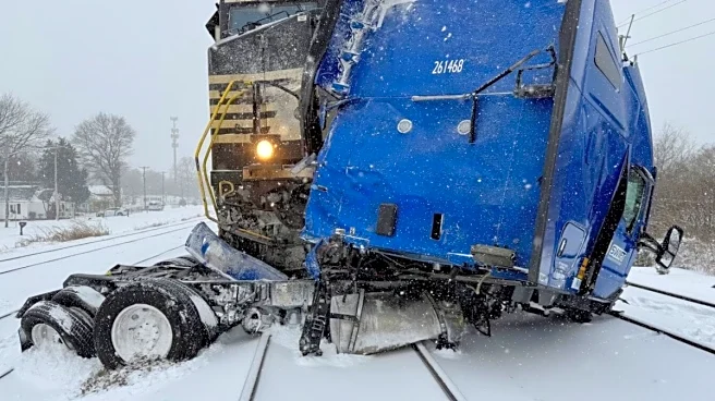 Train Crashes Into Truck During Winter Storm In US, No Fatalities Reported
