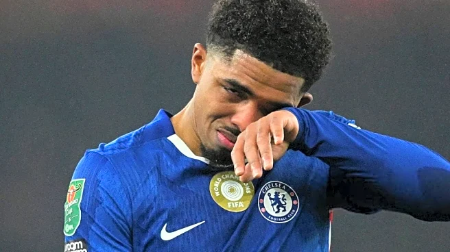Chelsea's Wesley Fofana Breaks Down In Tears After Cruel Carabao Cup Exit | WATCH