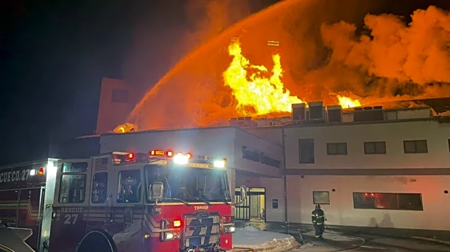 Massive Emergency Operation Underway After Blaze Engulfs Roof Of Pennsylvania Hospital