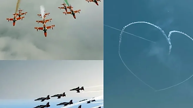 IAF's Surya Kiran Aerobatic Team Completes 800 Displays At Wings India | Video