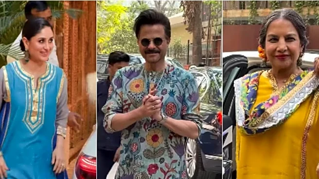 Kareena Kapoor Khan, Anil Kapoor, Shabana Azmi Arrive To Celebrate Sonam Kapoor’s Baby Shower | Watch