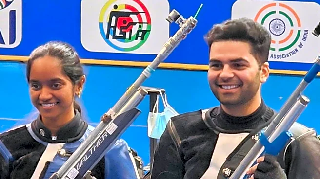 World-Record Smashers! Arjun Babuta, Elavenil Valarivan Rewrite History In Air Rifle Mixed Team