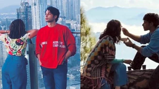 Siddhant Chaturvedi Shares Intimate BTS Moments With Mrunal Thakur From Do Deewane Seher Mein | PHOTOS