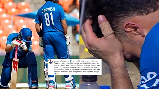 'We Gave Everything But...': Gurbaz's Insta Post After Afghanistan's Defeat In Double Super Over Goes Viral