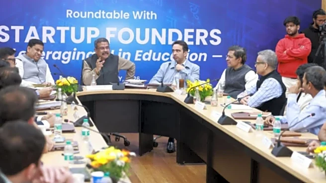 Dharmendra Pradhan Holds Talks With Founders Of Startups Using AI In Education