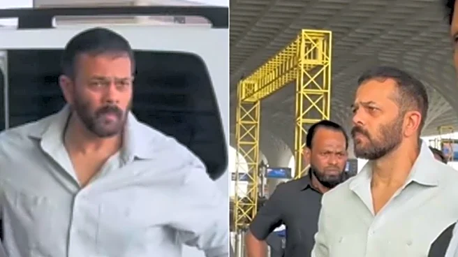 Rohit Shetty Makes FIRST Appearance After Firing At Juhu Residence, Spotted With Son Amid Tight Security