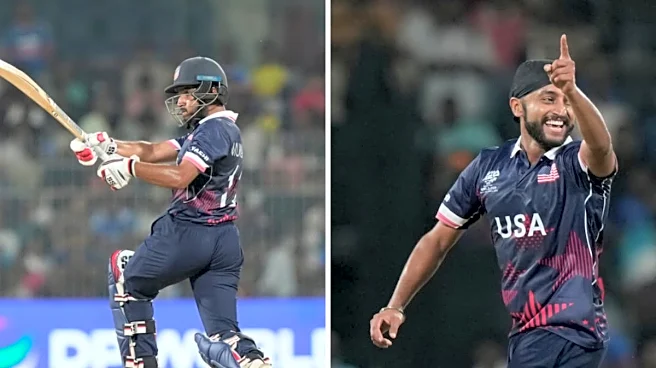 Saiteja Mukkamalla And Harmeet Singh Star In USA's Historic T20 World Cup Win Over Netherlands