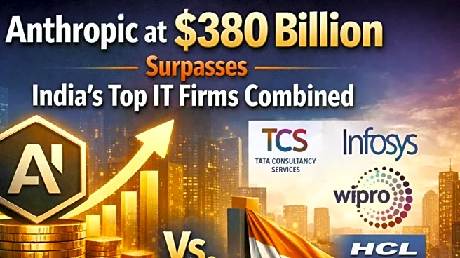 Anthropic At $380 Billion Surpasses India’s Top IT Firms Combined As AI Fears Rock Stocks