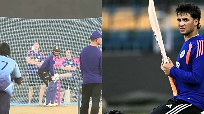 Abhishek Sharma Hits Big Sixes During Practice Session Ahead Of IND-PAK T20 World Cup Match