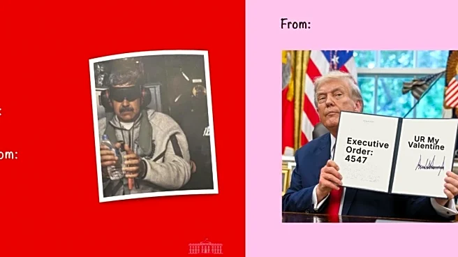 ‘You Captured My Heart’: White House Releases Valentine’s Day Cards Featuring Nicolas Maduro