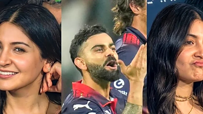 IPL 2026: Anushka Sharma's Animated Reactions, Virat Kohli's Kiss Steal The Show At RCB Vs SRH Match