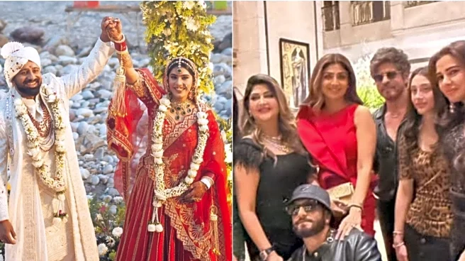 Rajat Dalal Ties The Knot With His Girlfriend; Ranveer Singh Poses With Shah Rukh Khan At A Star-Studded Party