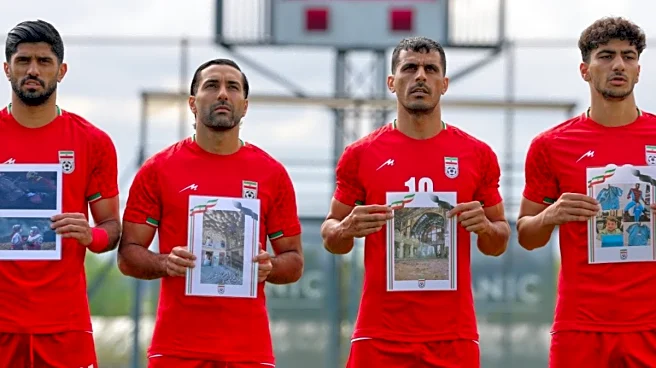 Iran Players Hold Up War Victims’ Photos Before Friendly Clash In Turkey | WATCH