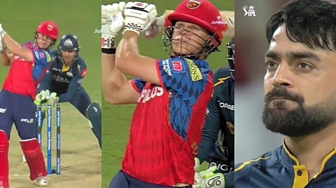 Rashid Khan's Stunned Reaction After Cooper Connolly Hits Him For 103M Six On IPL Debut Goes Viral | Watch