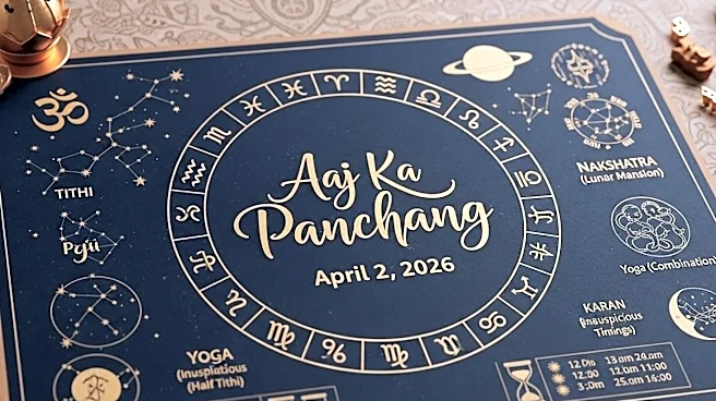 Aaj Ka Panchang, April 2, 2026: Tithi, Vrat, Muhurat And Rahu Kaal Today