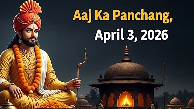Aaj Ka Panchang, April 3, 2026: Tithi, Vrat, Muhurat And Rahu Kaal Today