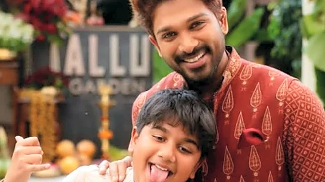 Allu Arjun Wishes 'Chinni Babu' Allu Ayaan On His Birthday, Calls Him 'The Love Of My Life'