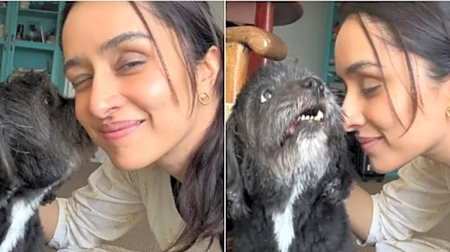 Shraddha Kapoor Celebrates Furry Friend Shyloh's 15th Birthday, Treats Him With Special Cake | See Pics