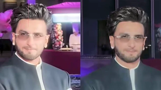 Ranveer Singh Serves Royal Elegance In Bandhgala At NMACC 3-Year Celebration | WATCH