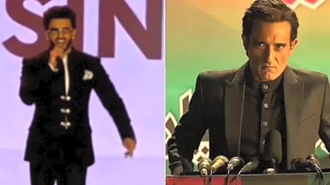 Ranveer Singh Delivers Akshaye Khanna's Assalamualaikum Lyari Scene Live At NMACC Gala, Fans React