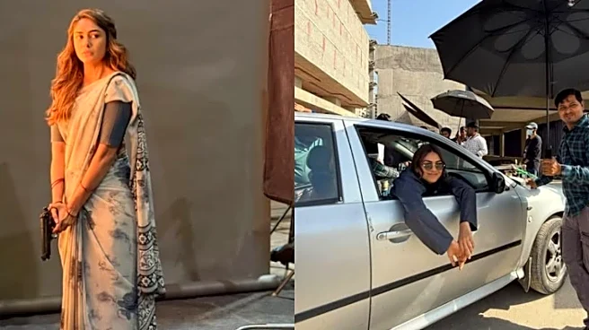 ‘Grateful Beyond Words’: Mrunal Thakur Reacts To Dacoit Trailer Response, Shares BTS Pics