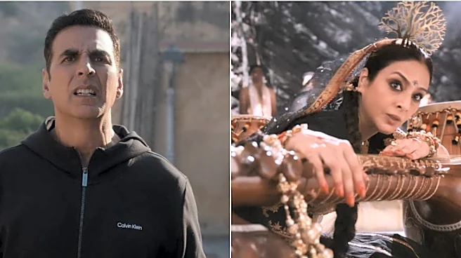 'Bike Pe Pickup Karte The’: Tabu And Akshay Kumar’s Fun Banter At Bhooth Bangla Trailer Launch Steals Hearts