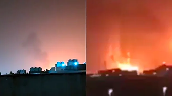 Massive Fire At Saudi Arabia's Al Jubail Industrial Hub After Iranian Drone Attack | Video