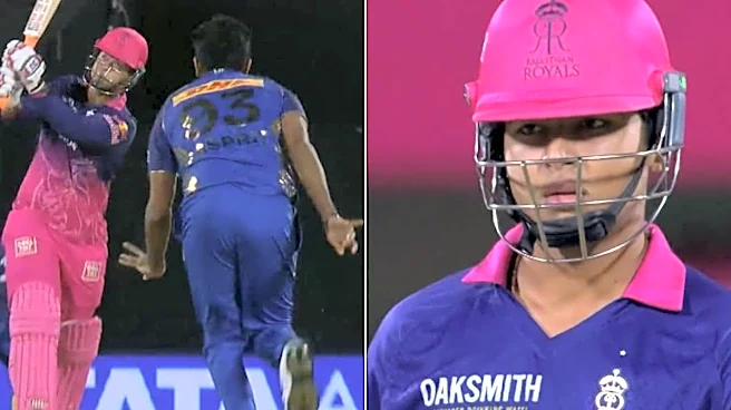 Vaibhav Suryavanshi Shocks Jasprit Bumrah With First-Ball Six, Makes It 2 In An Over | Watch