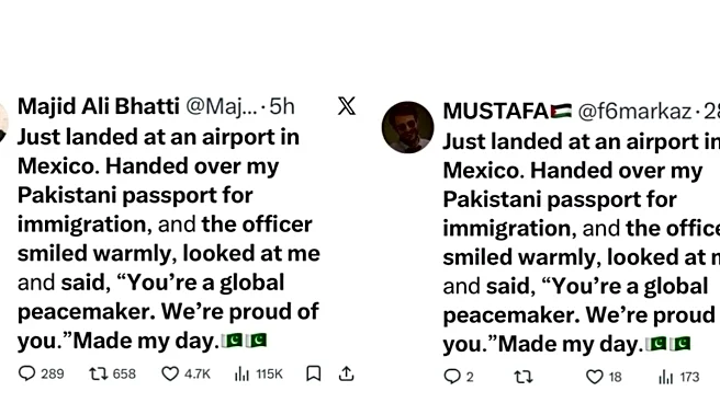 Pakistanis Say They Are Being Called 'Peacemakers' At International Airports But Internet Isn't Buying It
