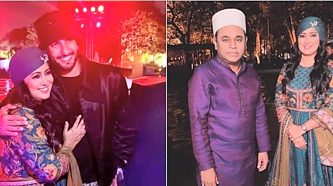 Harshdeep Kaur Drops Pics With Ranveer Singh, AR Rahman From Sufi Concert At Anant Ambani’s Birthday In Jamnagar