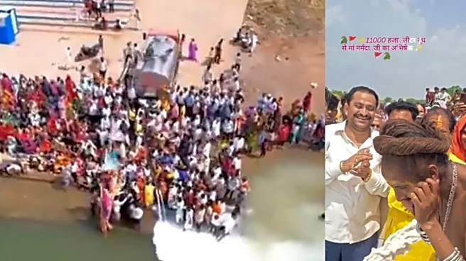 Rs 8L Worth Of Milk Poured Into Narmada: India Furious, Environmentalists Warn Of River Damage | Video