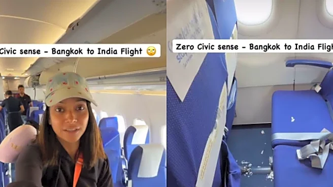 Bangkok-India Flight Leaves Travel Vlogger Shocked, Calls Out Passengers For Messy Behaviour: 'Incredibly Disrespectful'
