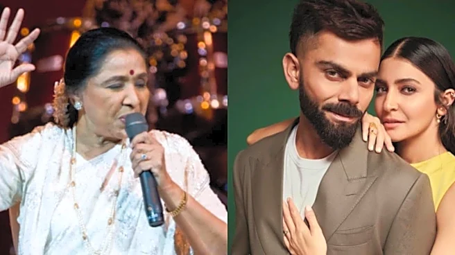 'Will Always Stay With Us': Anushka Sharma And Virat Kohli Mourn Asha Bhosle's Death
