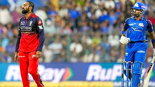 Hardik Pandya's Death Stare Steals Spotlight After Brother Krunal’s Fiery Bouncer | Watch