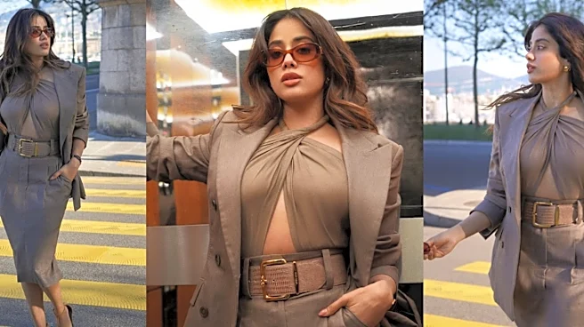 Janhvi Kapoor Serves Serious Boss Lady Vibes In Jaw-Dropping Monochrome Elie Saab Ensemble