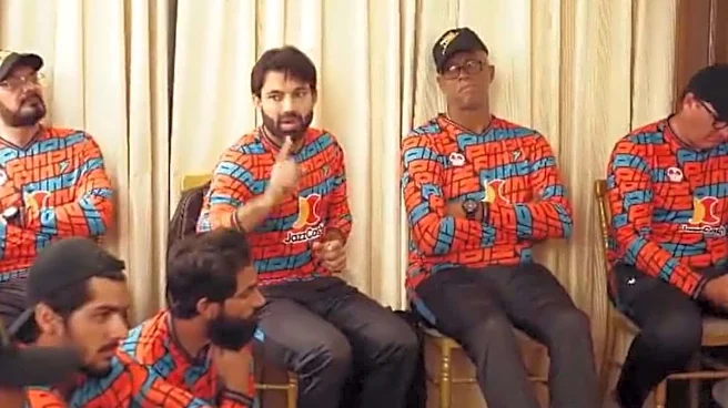 ‘Humein Ladna Hai’: Rizwan Trolled For His ‘Champion’ Speech After Losing 6 Matches in A Row