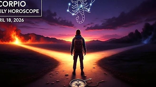 Scorpio Daily Horoscope, April 18, 2026