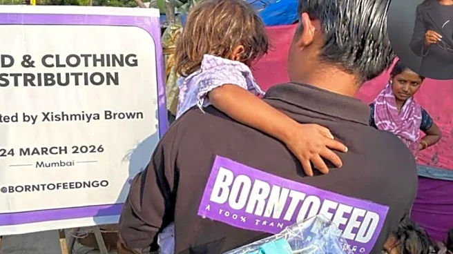 Model Xishmiya Brown Supports Food And Clothing Distribution Drive For Less-Fortunate Children In Mumbai