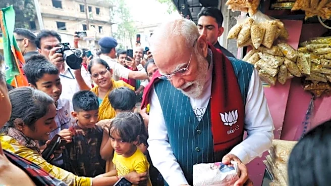A Street-Side Pause: PM Modi Enjoys Jhalmuri With Locals During Poll Campaign In Jhargram
