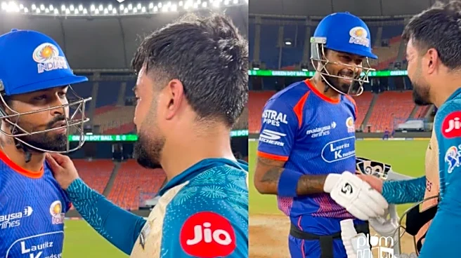 ‘Baap Ban Gaye’: Hardik Pandya Giggles As He Congratulates ‘Darling’ Rashid Khan | WATCH