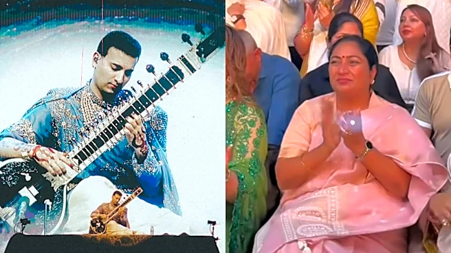 Rishab Rikhiram Sharma Performs ‘Harry Potter–Game Of Thrones’ Fusion At Delhi Concert; CM Rekha Gupta Attends