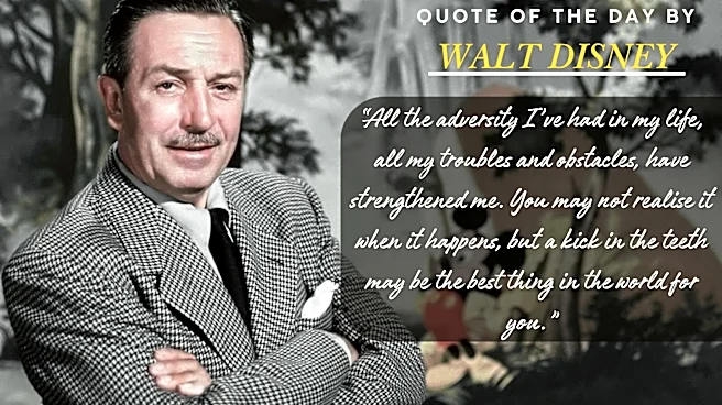 Quote Of The Day By Walt Disney: “All The Adversity I've Had In My Life, All My Troubles And Obstacles Have...”