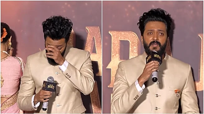 Riteish Deshmukh Breaks Down At Raja Shivaji Trailer Launch, Thanks ‘Big Brother’ Abhishek Bachchan | Video