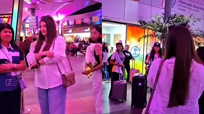 Aishwarya Rai Welcomes Aaradhya Bachchan At Airport As She Returns From Summer Trip, Video Goes Viral