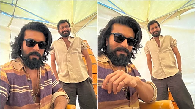 Peddi Makers Share Ram Charan, Buchi Babu Sana's Pics From Set, Reveal Film To 'Wrap in 6 More Days'