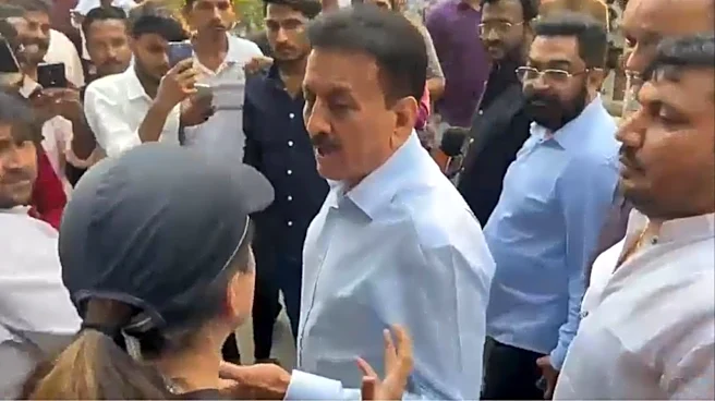 'Was This The First Rally In Public?': Girish Mahajan Reacts To Confrontation With Woman In Worli
